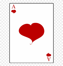 You void yourself out of any spades, so you can slough unwanted exceptions: Ace Of Hearts Playing Card Heart Free Transparent Png Clipart Images Download