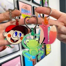 Clear Acrylic Keychains | Zap! Creatives | Promotional Keyrings