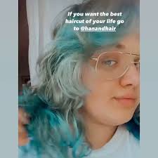 Sometimes I have to pinch myself because I can’t believe I get to meet some  of the coolest people at work. @banes.co @hunterdrips did their own color  and I got to play, cut and shape this shag! ...