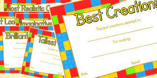 Customize this graduation flyer (us letter) template. Toy Figure Creation Award Certificates Teacher Made