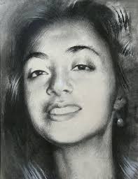 Prima Ballerina Nino Ananiashvili", Drawing by Mikhail Gabunia