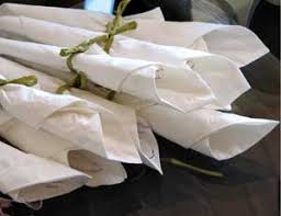 How should you fold a napkin for a fancy dinner party or holiday event? Paper Napkins