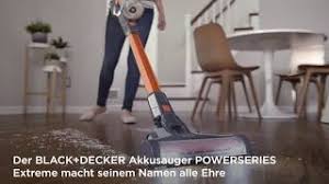 Der akkusauger hvfe2150l von black & decker zeichnet sich durch eine komfortable akkuleistung von 20 minuten sowie eine gleichbleibende, sehr starke saugkraft über den gesamten zeitraum aus. Leistungsstark Und Unaufhaltsam Die B D Akkusauger Powerseries Extreme Youtube