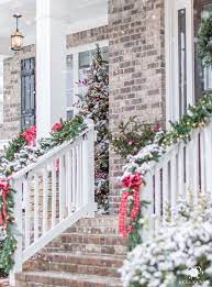 How to safely hang exterior christmas lights. Creative Front Porch Christmas Decorations The Garden Glove