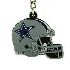 Dallas Cowboys Nfl Helmet Keychain