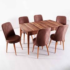 Onlarca mutfak masa sandalye takımı içinde uygun fiyatlı bir mutfak masa takımı mutlaka var. 6 Kisilik Salon Kelebek Yemek Masasi Ardic Mobilya