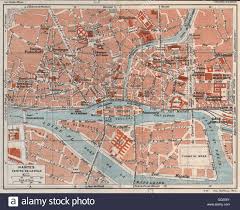 Large nantes maps for free download and print. Nantes Centre De La Ville Karte Stadtplan Vintage Stadt Loire Atlvintage 1926 Stockfotografie Alamy