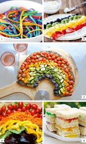 Savory Rainbow Recipes Chickabug Rainbow Party Food Rainbow Food Unicorn Party Food