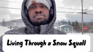 Intense Snow Squall in Corner Brook