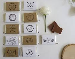 Lot 50 Custom Neapolitan Wedding Mini Chocolat Gifts Small Gifts Guest Gifts
