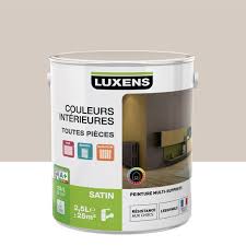 Peinture Multisupports Couleurs Interieures Satin Luxens Gris Dore N 6 2 5 L Couleur Interieure Peinture Grise Peinture Bleu