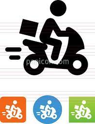 Moped Scooter Delivery Icon Icon Typeface Logo Travel Icon