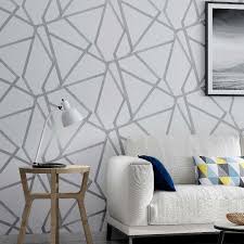 Textured white marble wallpaper muralswallpaper modern grey. Grijs Geometrische Behang Voor Woonkamer Slaapkamer Grijs Wit Gedessineerde Modern Design Wall Paper Roll Home Decor Wallpapers Aliexpress Geometric Wallpaper Living Room Wall Decor Trends Wallpaper Living Room