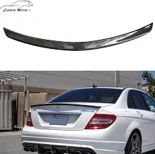 Carbon Fiber Rear Spoiler For 2008 14 Mercedes W204 C180 C200 C250 C63 Amg Sedan Carbon Fiber Carbon Fiber Spoiler Mercedes