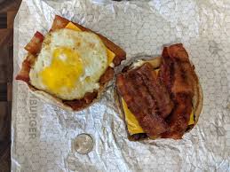 Beside above, how big is the baconator? Review Wendy S Breakfast Baconator Brand Eating