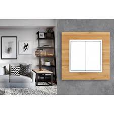 Vypínač Elhard Vera Woods sériový komplet č.5, bílý