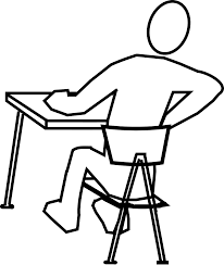 This will be done in a tutorial drawing format. Download Avoid Back Pain At The Office Draw A Person Sitting Png Image With No Background Pngkey Com
