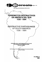 t rremotos detivos en america del ur structive earthquakes of south ...