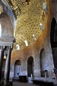 The Ambulatory Interior The Mausoleum Of Santa Costanza Ancient Mosaics Rome Built By Constantine I 4th Century Ad Byzantine Architecture Rome Italy