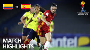 Colombia V Spain Fifa U 17 Women S World Cup 2018 Group D Youtube