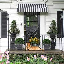 With the short length on the ground, attach the 5 foot length to the previously assembled l frame. Home Dzine Home Diy How To Make A Decorative Door Or Window Awning