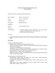 Meski begitu, semua poin penting dari format notulen rapat sudah dicantumkan. 77106902 Contoh Notulen Rapat Koperasi Docx