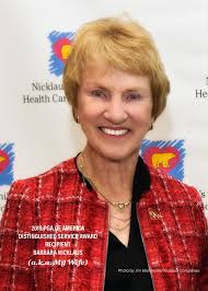 So happy and so proud of my wife, Barbara Nicklaus, for being named today  as the PGA of America's 2019 recipient of the Distinguished Service Award.  It is the PGA's highest honor
