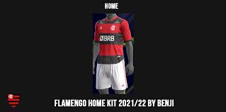 The club has still not agreed arsenal have signed the central defender pablo marí on loan from flamengo and made a late move for the. Flamengo Home Kit 2021 22 By Benji Pes Patch