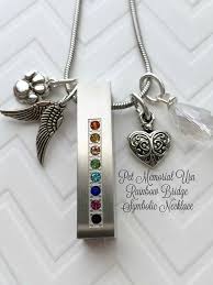Maybe you would like to learn more about one of these? Pet Loss Cremation Urn Rainbow Bridge Necklace Pet Urn Jewelry Symbolic Pet Memory Necklace Pet Memorial Urn Fill Kit Stainless Steel Pet Cremation Jewelry Pet Urn Jewelry Memorial Necklace