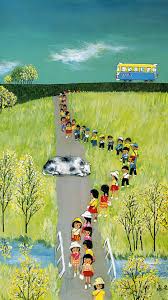 谷内六郎 遠足 taniuchi rokuro ensoku 1080 1920 スマホ用壁紙 壁紙ギャラリー kagirohi 遠足 壁紙 イラスト