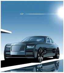 Rolls Royce Phantom Viii Design Render Illustration Rolls Royce Rolls Royce Phantom Royce