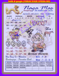 1 New Message Kode Syair Hongkong 6 Februari 2020 Forum Syair Togel Hongkong Singapura Sydney