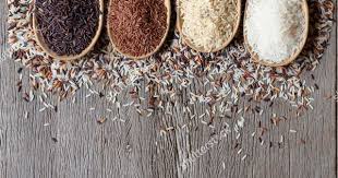 Jasmine Rice Brown Rice Red Rice Black Rice Mixed Rice And Riceberry Texture For Background Diverticulitis Diet Diverticulitis Diverticulitis Flare Up