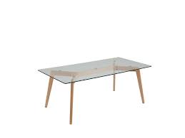 The ora coffee table has a pure white matte finish on wood with opal glass top. Glass Top Coffee Table Hudson Beliani De