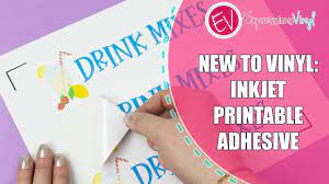 Free shipping · free proof New To Vinyl How To Use Inkjet Printable Adhesive Vinyl Youtube