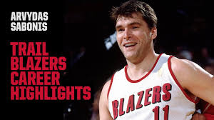 Arvydas sabonis information including teams, jersey numbers, championships won, awards, stats and everything about the nba player. Arvydas Sabonis Trail Blazers Career Highlights Youtube