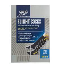Boots Pharmaceuticals Flight Socks Size 9 12 Compression Factor 14 17 Boots