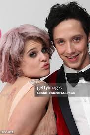 Singer Kris Allen and Katy O'Connell arrive at the 18th annual Elton...  News Photo