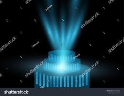 Abstract Digital And Technology Background Hologram Light Effect And Transparency Based Ad Technology Background Digital Technology Unique Wedding Cards