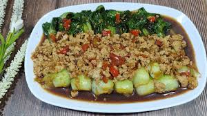 Hadirkan resep tumis pokcoy saus tiram di meja makan bunda sebagai pelengkap menu makan yang sehat. Resep Tumis Pakcoy Tahu Putih Youtube