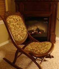 My Grandmother Petersen Never Threw Anything Or Gave Anything Away Before She Passed My Mother And I Would Travel To Her Hou Sewing Chair Chair Folding Chair