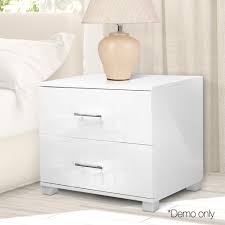 Tvilum austin 8 drawer double dresser, oak structure/white high gloss $230.37. High Gloss Two Drawers Bedside Table White Regular Price 95 98 Bedside Table Design White Side Table Bedroom White Bedside Table