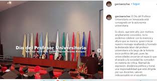 Desde 1991 este día ha sido propicio para enaltecer a los docentes de la educación superior, por decisión de la federación de asociaciones de profesores universitarios de venezuela (fapuv). Garcia Arocha A Profesores Universitarios Ustedes Son Pilares Fundamentales De Esta Sociedad El Pitazo