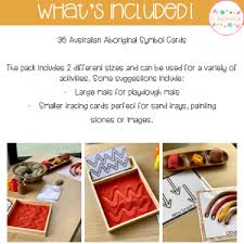 These free, printable alphabet flashcards look great. Australian Aboriginal Symbol Cards Stay Classy Classrooms