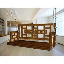 Created by australian artist and designer adam cornish, the wooden hammock is a flexible and comfortable object can be as an alternative to the common. Brown Solid Wood Modern Indoor Wooden Swing For Villas Seating Capacity 3 Seater Rs 32000 Pair Id 20900724862