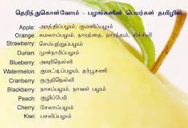 பழங கள ன தம ழ ப யர கள Fruit Names Proverb With Meaning General Knowledge Facts