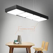 A direct / indirect pendant also hangs from the ceiling, but it directs light up and down. Find More Ceiling Lights Information About Modern Fashion Led Office Pendant Lights Minimalist White Black Pendant Lamp Dining Room Kitchen Hanging Lamp Light F