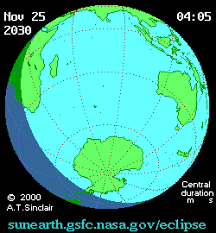 At the time of the greatest eclipse, 97% of the moon will be in earth's shadow, which is about as close to a total eclipse as it's possible to be without actually being one. Nasa Solar Eclipses 2021 2030
