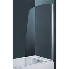 Vasche doccia combinate foto design mag. Parete Per Vasca Da Bagno Ad Un Anta Cristallo 6 Mm Lunghezza 82 Cm