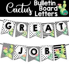 Birthday Bulletin Board Ideas For Office Printable Cactus Bulletin Board Letters Printable Classroom Door Signs Bulletin Board Letters Classroom Birthday